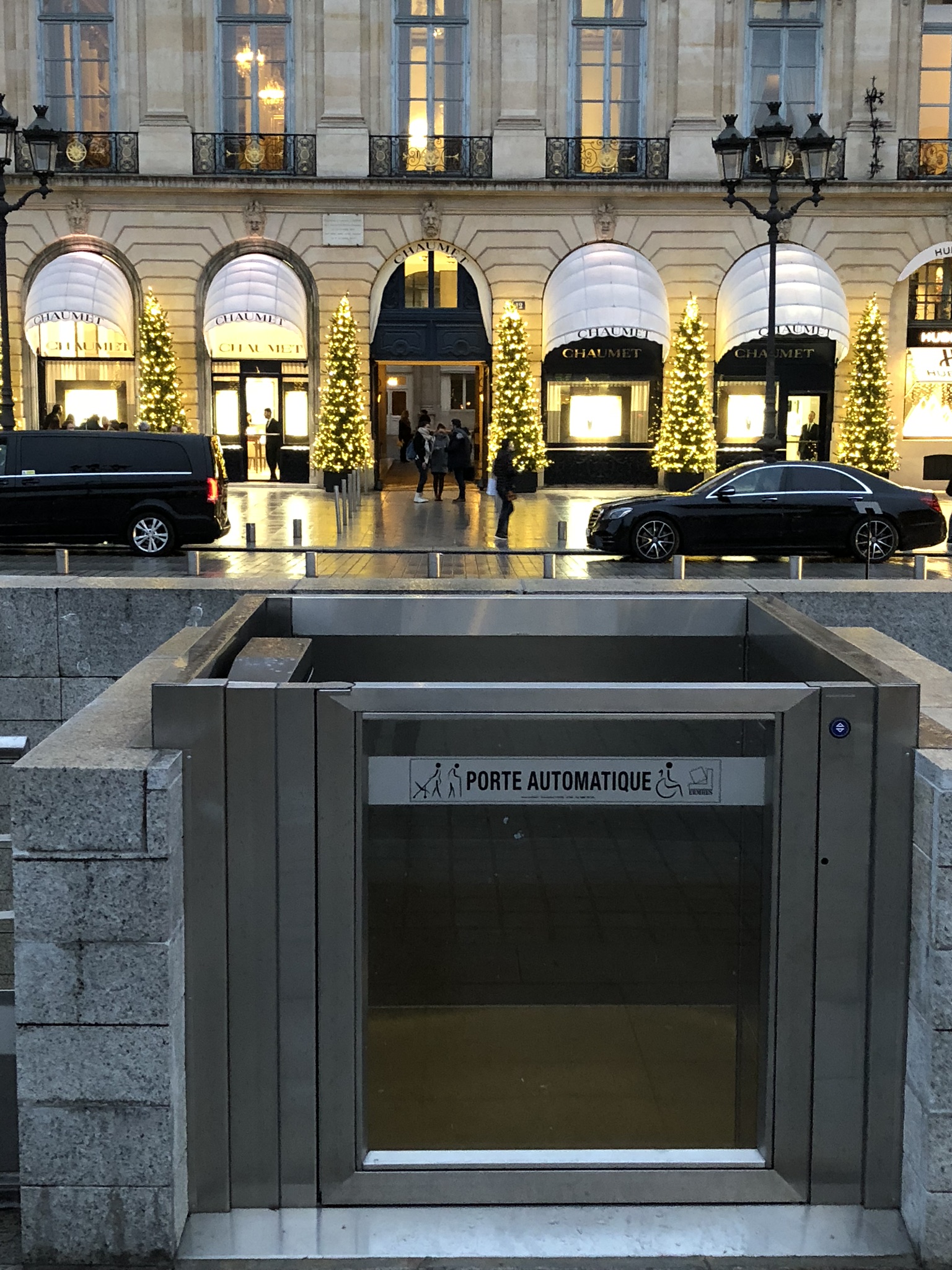 Chanel and Mauboussin Shops in Place Vendome Square in Paris